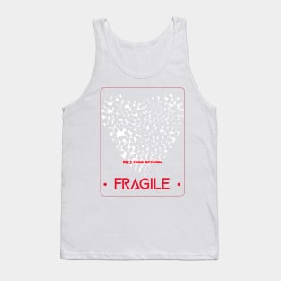 Fragmented broken heart Tank Top